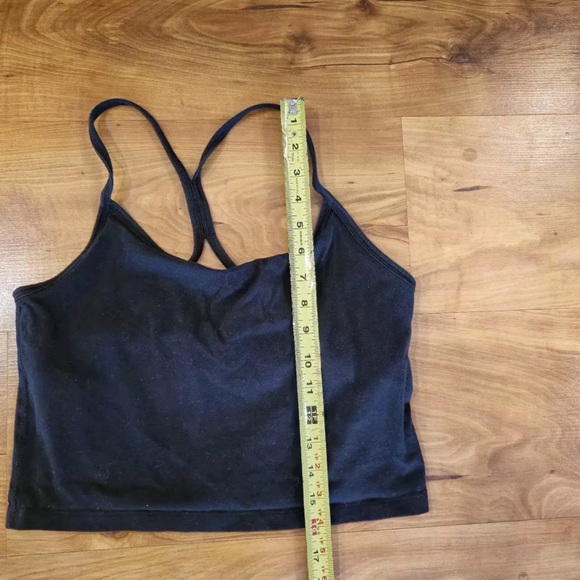 Y2K VTG PINK Victoria’s Secret | Large Black Crop Tank Top - Picture 3 of 6